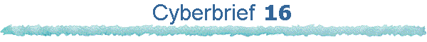 Cyberbrief 16